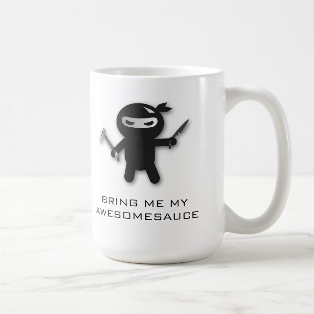 Mug Awesomesauce entièrement armé (Droite)