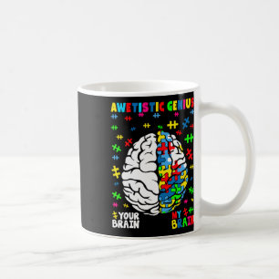 Mug Awetisme Génie Autisme Cerveau Sensibilisation Des