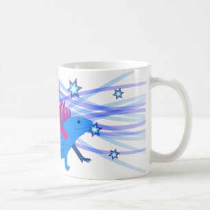Mug Axolotl bleu avec étoiles
