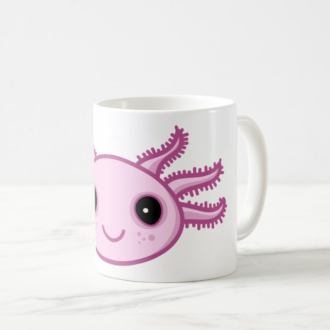 Mug Axolotl - Cute Axolotl Animal Classic Mug, 11 oz (Devant droit)