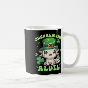 Mug Axolotl Fête de la Saint-Patrick Shenanigans Alotl
