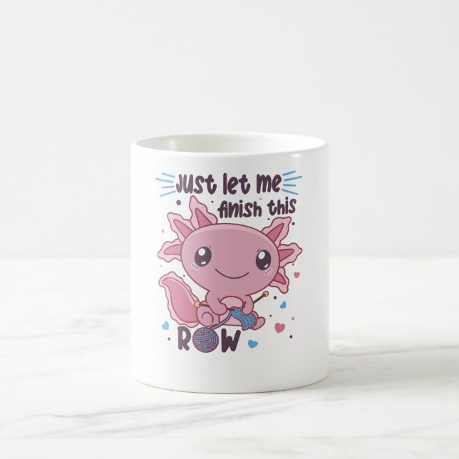 Mug Axolotl Knits Pour Chaque Knit Et Crochet Ami (Centre)