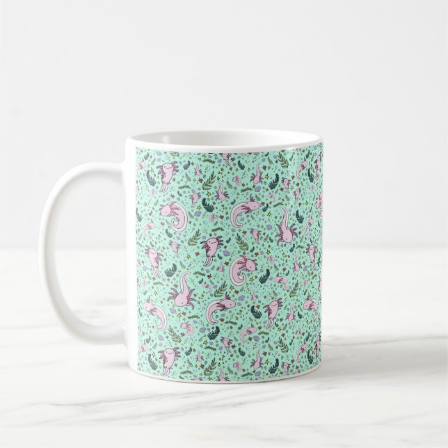 Mug Axolotl Mug, Vert (Gauche)
