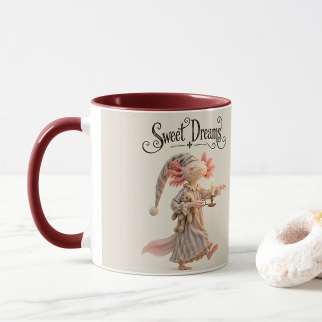Mug Axolotl somnambule (Avec donut)