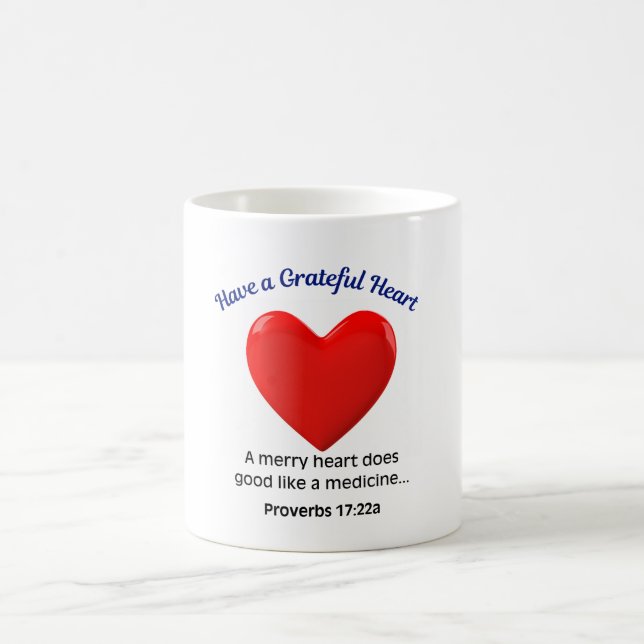 Mug Ayez un cœur reconnaissant  (Centre)
