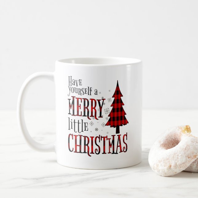 Mug Ayez Un Joyeux Petit Arbre De Noël (Avec donut)