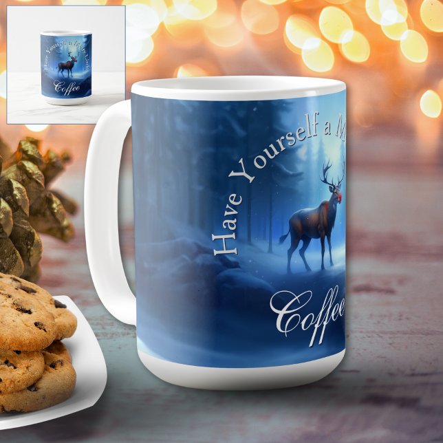 Mug Ayez un joyeux petit Noël Café (Créateur téléchargé)