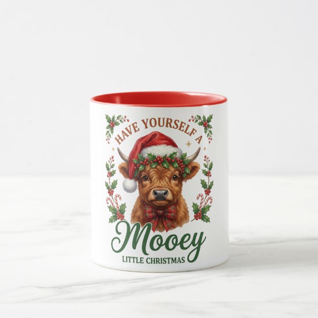 Mug Ayez un joyeux petit Noël Mooey  (Centre)