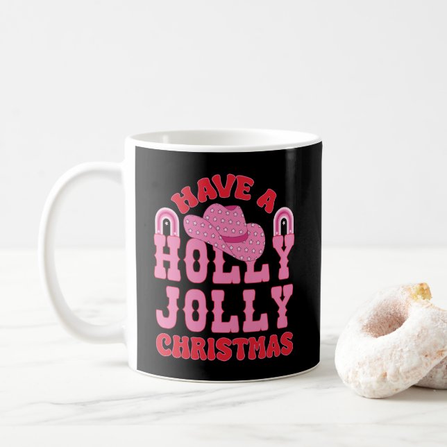 Mug Ayez Un Noël Holly Jolly (Avec donut)