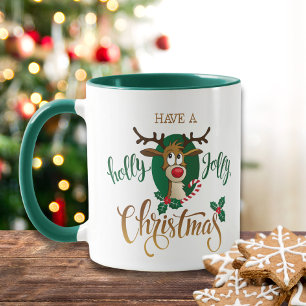 Mug Ayez Un Reindeer De Noël Holly Jolly   Vacances