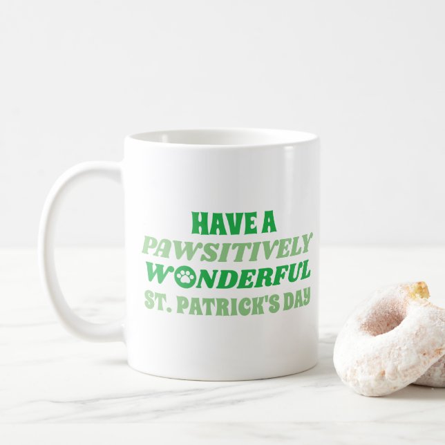 Mug Ayez une Saint-Patrick merveilleuse et péjorative (Avec donut)