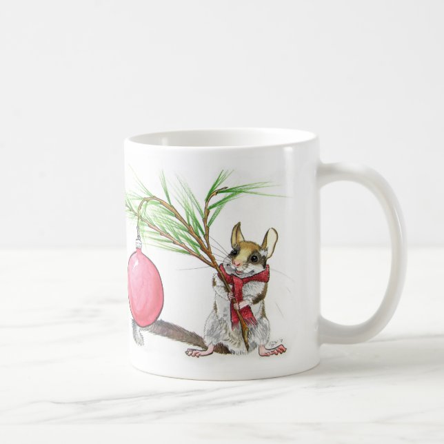Mug Ayez vous-même une joyeuse petite souris de Noël (Droite)