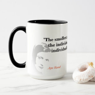 Mug Ayn Rand Citation Sur La Plus Petite Minorité