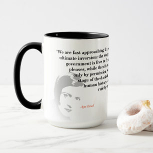 Mug Ayn Rand Citation Sur L'Inversion Ultime
