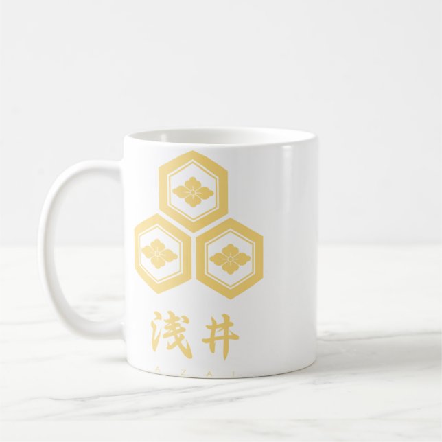 Mug Azai Clan kamon avec nom de clan (Gauche)