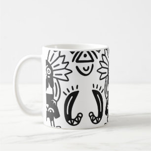 Mug Aztec Art - Motif Lizard