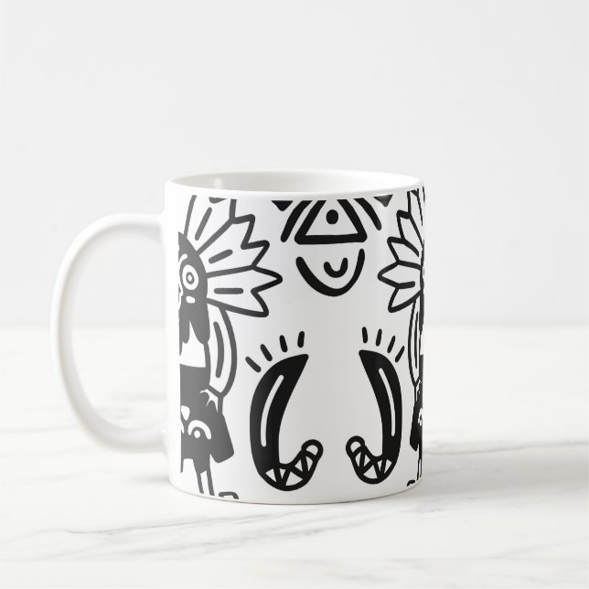 Mug Aztec Art - Motif Lizard (Gauche)
