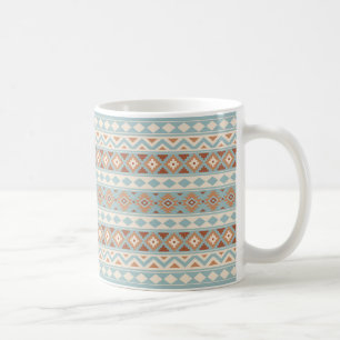 Mug Aztec Essence Ptn IIIb Blue Cream Terracottas