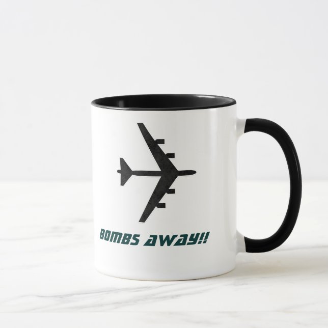 Mug B52 Stratofortress Bomber Airforce Silhouette (Droite)