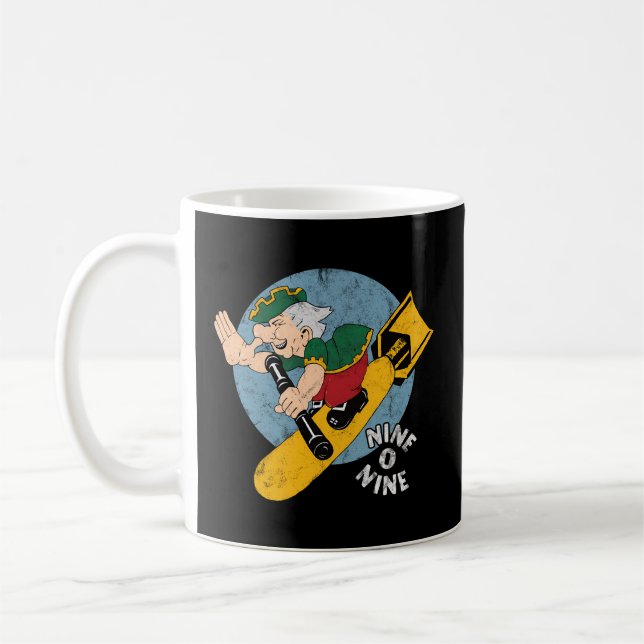 Mug B-17 Bataille de 2ème guerre mondiale Nine-O-Nine  (Gauche)