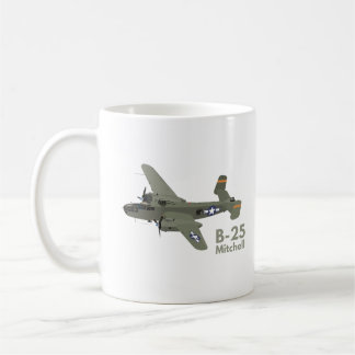 Mug B-25 Mitchell Bomber moyen de 2ÈME GUERRE MONDIALE