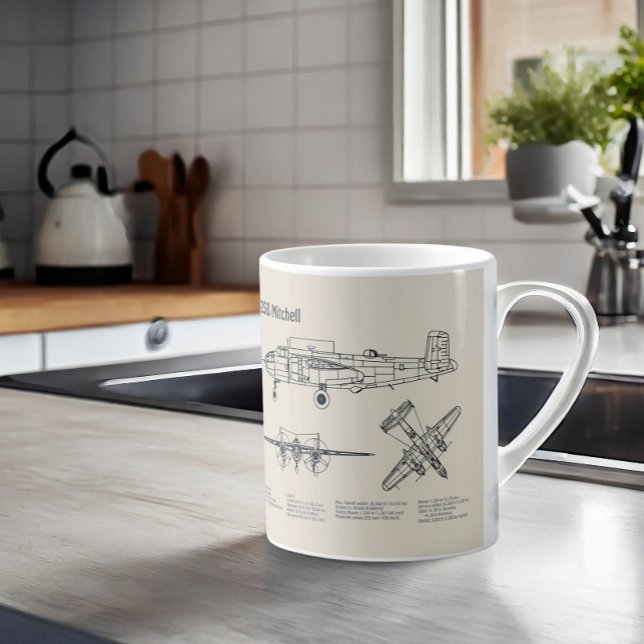 Mug B-25B Mitchell Doolittle - Plan directeur de l'avi (Créateur téléchargé)