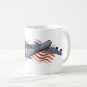 Mug B-52 Bombe stratégique avec drapeau américain
