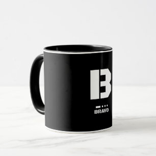 Mug B (Bravo) Code alphabétique et morse de l'OTAN