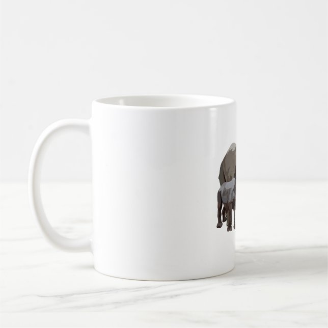 Mug B est pour Black Rhino (Gauche)