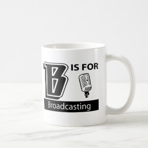 Mug B est pour la radiodiffusion