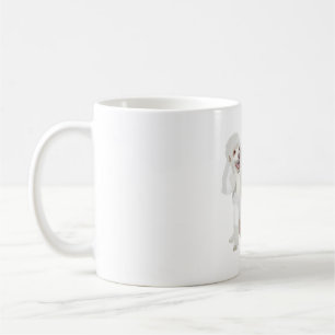 Mug B est pour Meilleure maman caniche