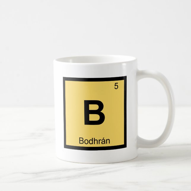 Mug B - Symbole de Tableau périodique de chimie de (Droite)