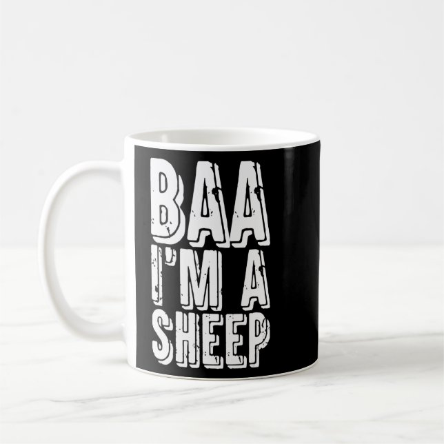 Mug Baa I'm A Sheep Farmer Sheep Costume (Gauche)