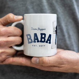 Mug Baba Greek papa sporta une photo Fête des pères