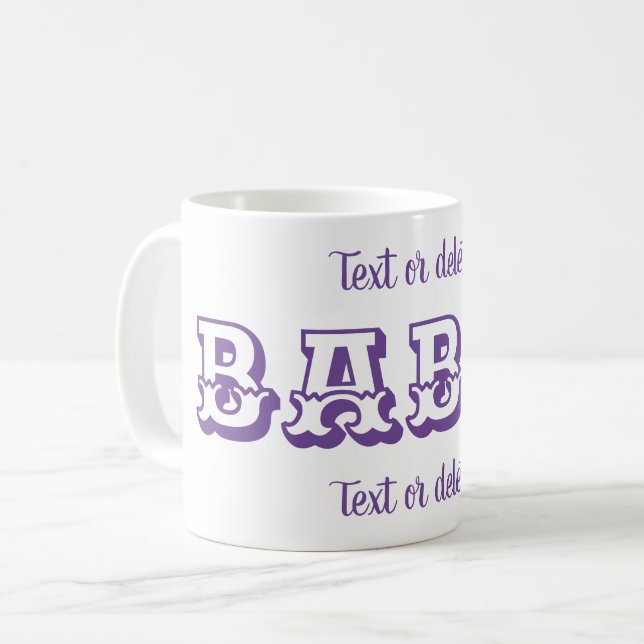 Mug Babci Polonais grand-mère Personnalisé (Devant gauche)