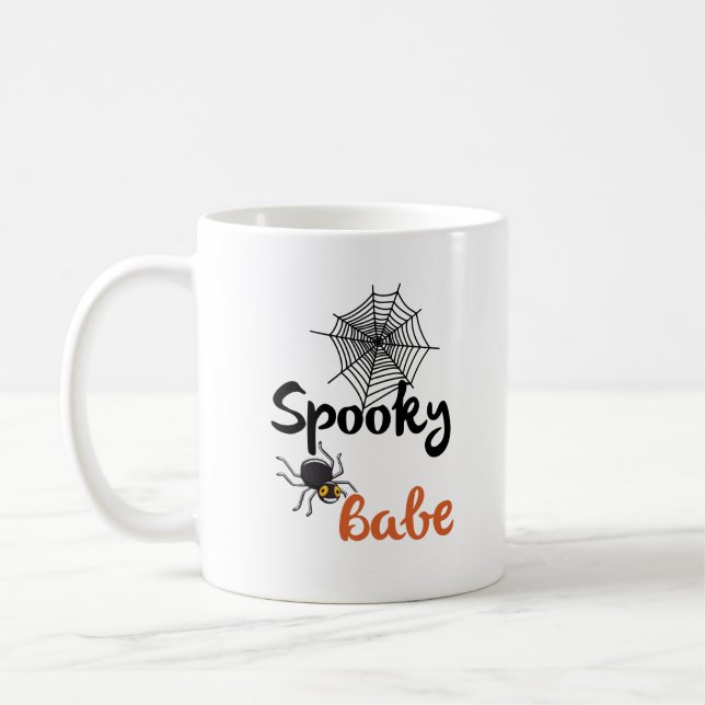 Mug Babe éffrayante - Jolie conception Halloween (Gauche)