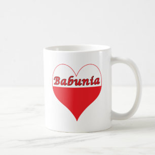 Mug Babunia Coeur polonais