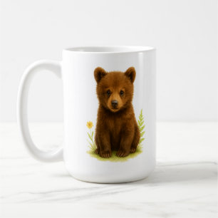 Mug Baby Bear Cub en Fleur sauvage