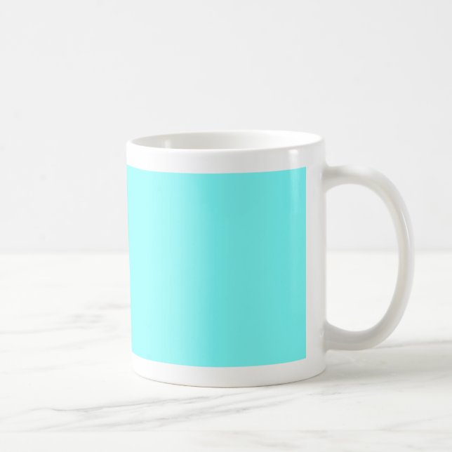 Mug Baby Blue Color Customisé Designer (Droite)