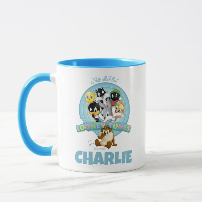 Mug Baby LOONEY TUNES™ Logo | That's All Folks (Gauche)
