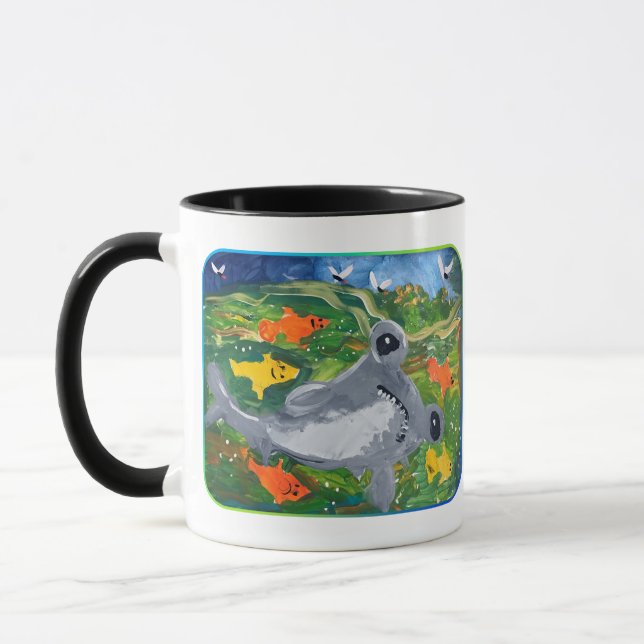 Mug Baby Shark "Art by Kids" (Gauche)