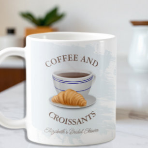 Mug Baby Shower Café et Croissants