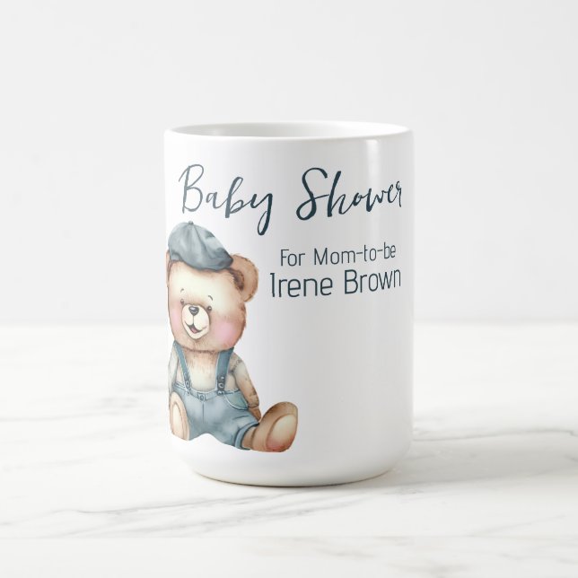 Mug Baby shower de charme Musique personnalisée (Centre)