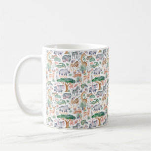 Mug Baby shower des animaux de Safari de la Jungle tro