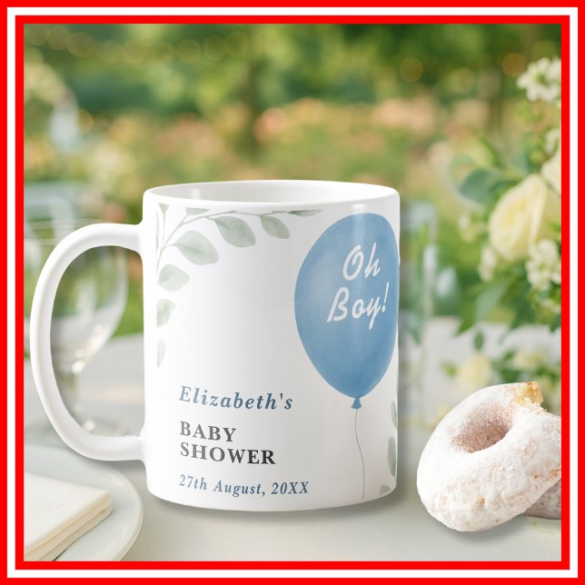 Mug Baby Shower pour Garçon Oh Boy (Créateur téléchargé)