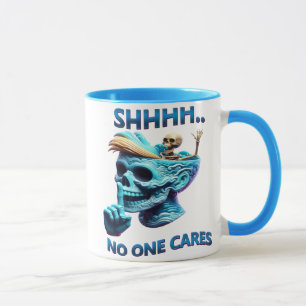 Mug Bac Graphique Moteur Silent Avec Message Sassy