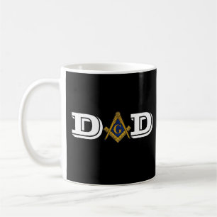 Mug Bac maçonnique noir et blanc