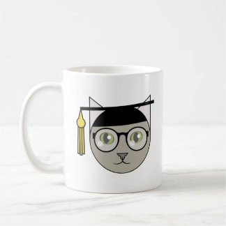 Mug Baccalauréat en tabby gris
