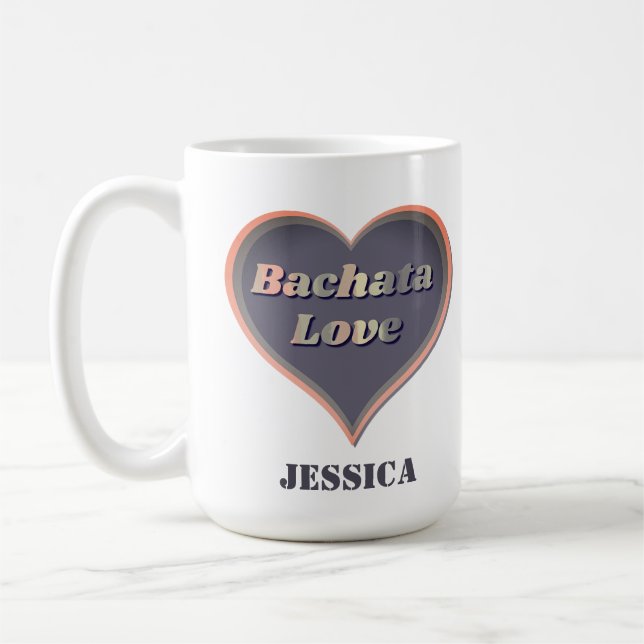 Mug Bachata amour coeur (Gauche)