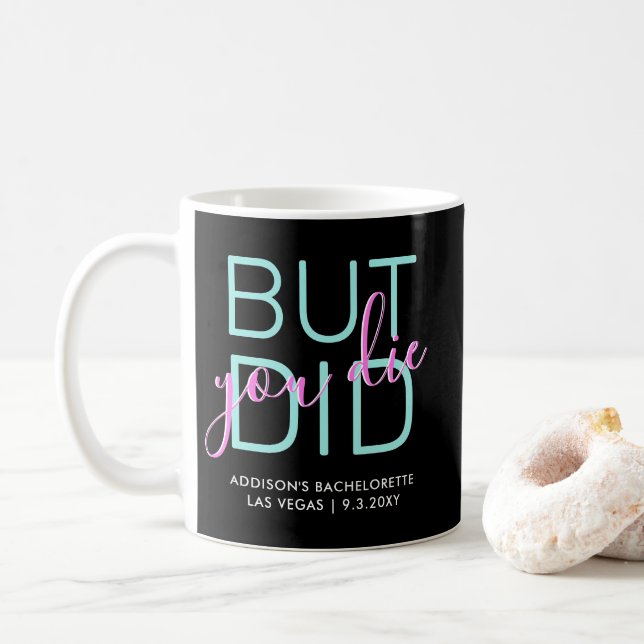 Mug Bachelorette Party Funny Hangover Favoriser (Avec donut)